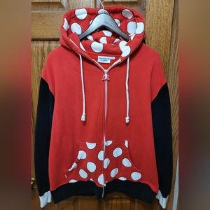 "Disney Employee Exclusive" Disney Land Parks Women's Minnie Mouse Hoodie, L